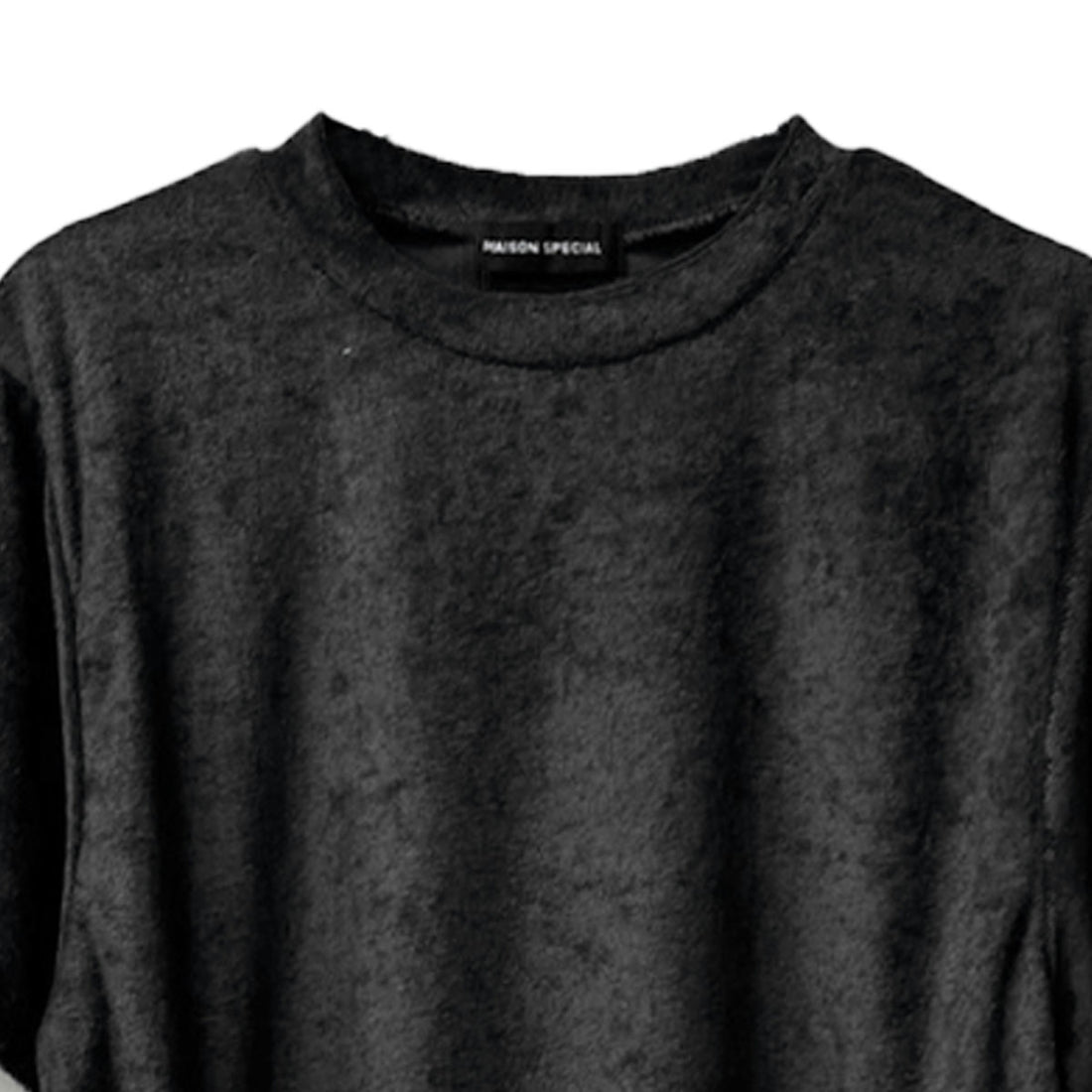 [MAISON SPECIAL]2WAYレーストリムパイルTシャツ/C.GRAY(21261415315)