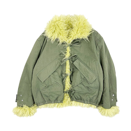 [MAISON SPECIAL]リバーシブルファーブルゾン/KHAKI(21252215802)