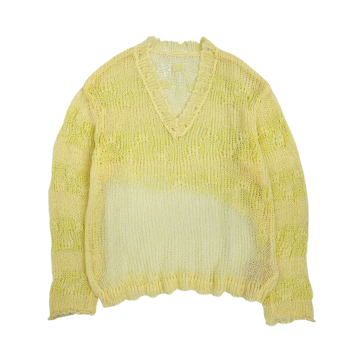 MEDIUMミディアムスポーツウェア　 Vネック プルオーバー　イエロー MEDIUMミディアムスポーツウェア Vネック プルオーバー イエロー
