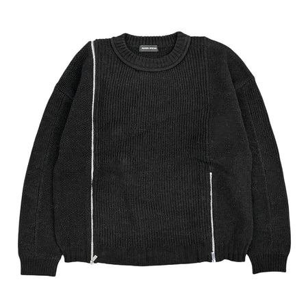[MAISON SPECIAL]ロングファスナーニット/BLACK(21252365708)