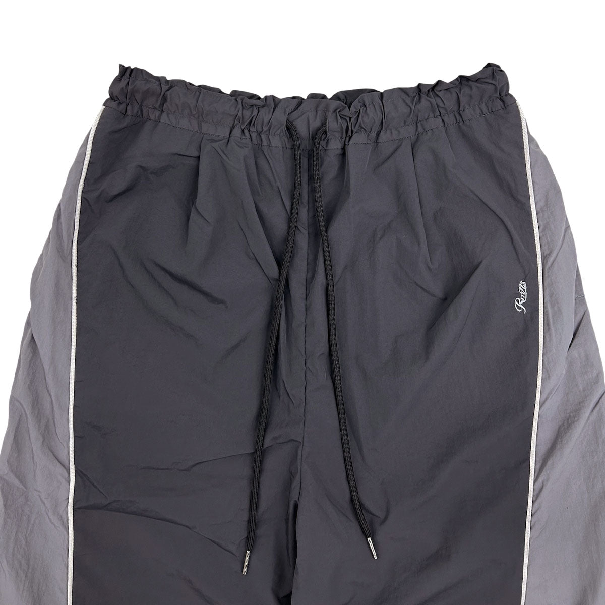 MAISON SPECIAL]ナイロンドッキングジャージーパンツ/BLACK