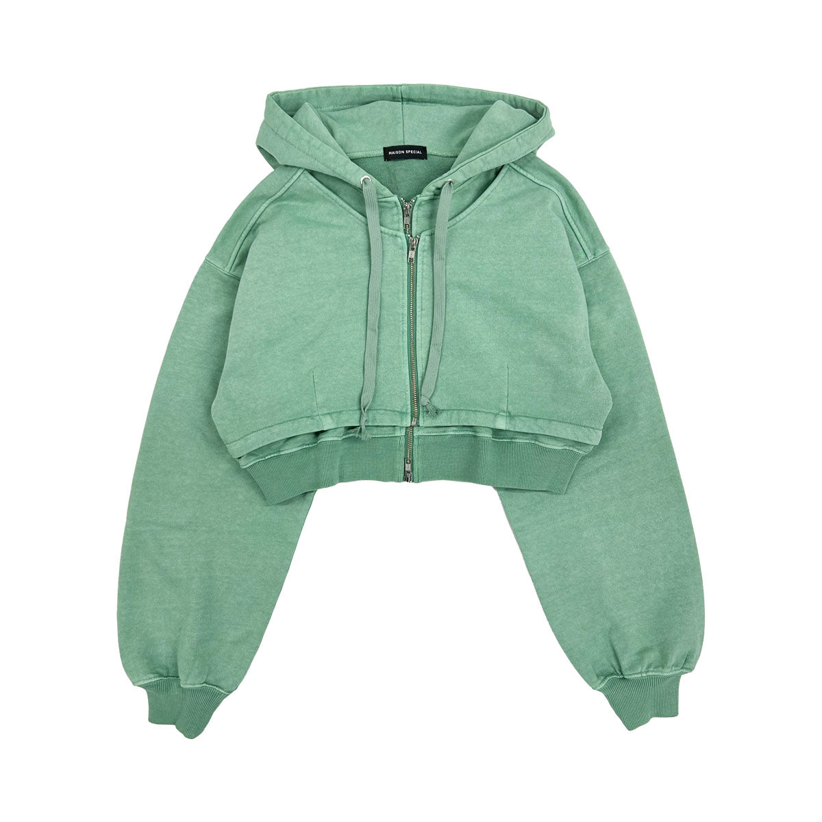 MAISON SPECIAL]レイヤードパーカー/MOSS GREEN(21261416301) – R&Co.