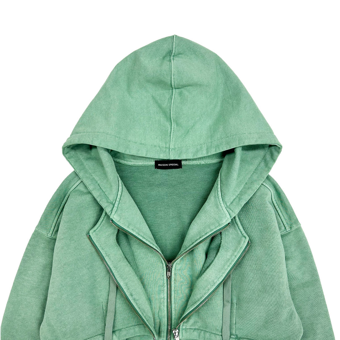 [MAISON SPECIAL]レイヤードパーカー/MOSS GREEN(21261416301)