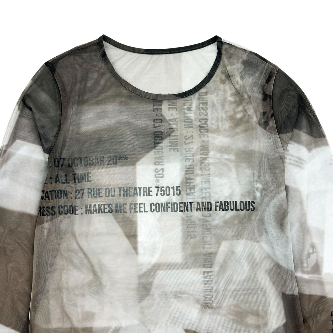 [MAISON SPECIAL]ORDINARY DAYSプリントシアートップス/C.GRAY(21252415308)