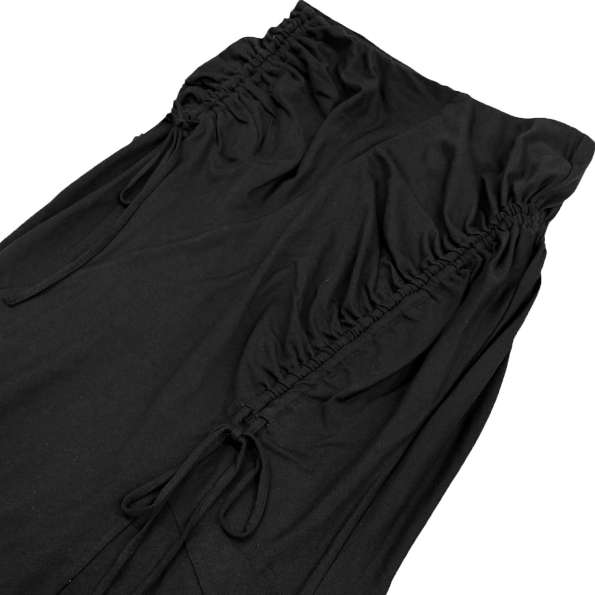 MAISON SPECIAL]シャーリングカットマキシスカート/BLACK(21261515706