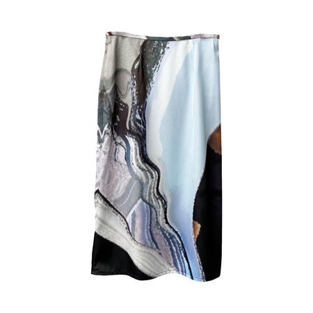 [MAISON SPECIAL]Book Wave 2WAYハイスリットスカート/BLUE(21261515707)
