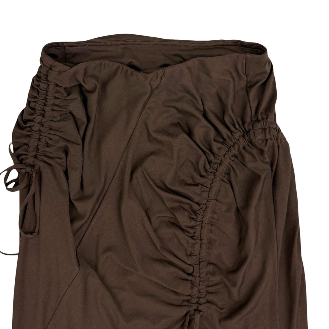 [MAISON SPECIAL]シャーリングカットマキシスカート/BROWN(21261515706)