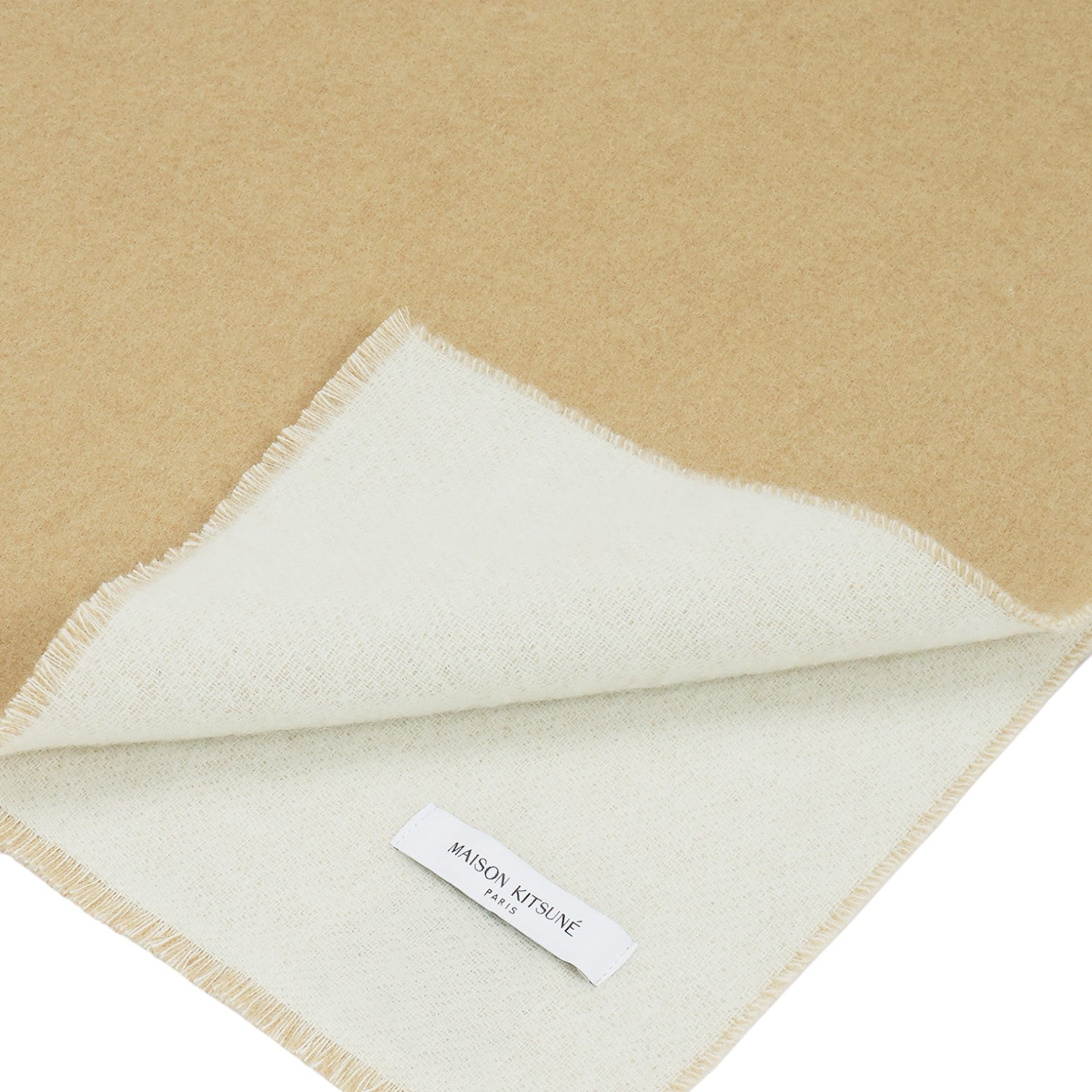 MAISON KITSUNE]MAISON KITSUNE HANDWRITING SCARF (PM06202WB0038