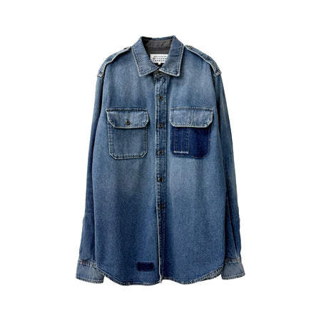 [Maison Margiela]SHIRT/INDIGO(S50DT0064-M30034)