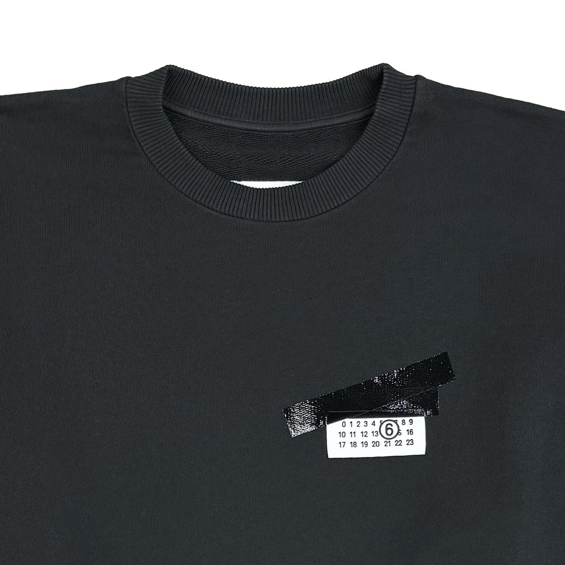 [MM6 Maison Margiela]FELPA/BLACK(S62GU0143-M25024)