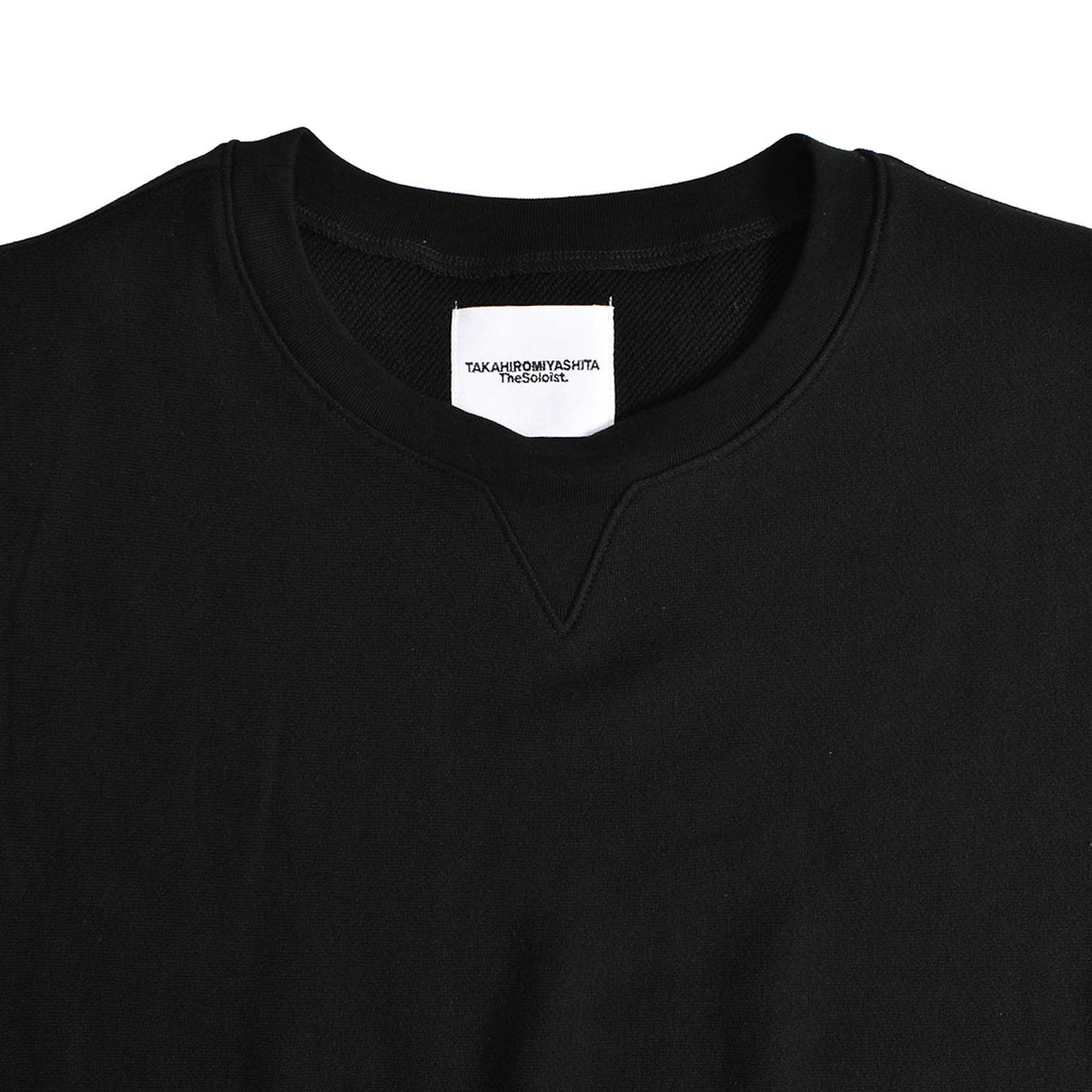 [TAKAHIRO MIYASHITA TheSoloIst]crewneck sweatshirt./BLACK(sc.0007bAW23)