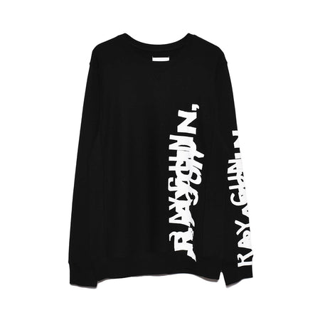 [TAKAHIRO MIYASHITA TheSoloIst]crewneck sweatshirt./BLACK(sc.0007aAW23)