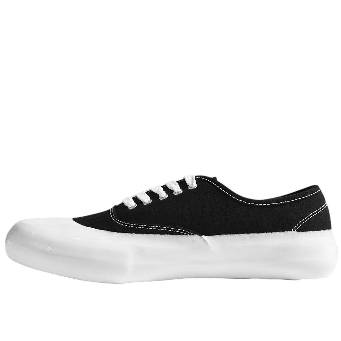 【TAKAHIRO MIYASHITA TheSoloIst】deck shoes./BLACK/WHITE/(sf.0006AW25)