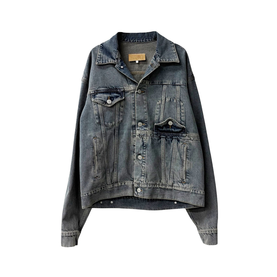 [MM6 Maison Margiela]DENIM SPORTS JACKET/BLUE GRAY(SH0AM0055-S30844)