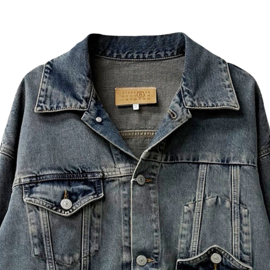 [MM6 Maison Margiela]DENIM SPORTS JACKET/BLUE GRAY(SH0AM0055-S30844)