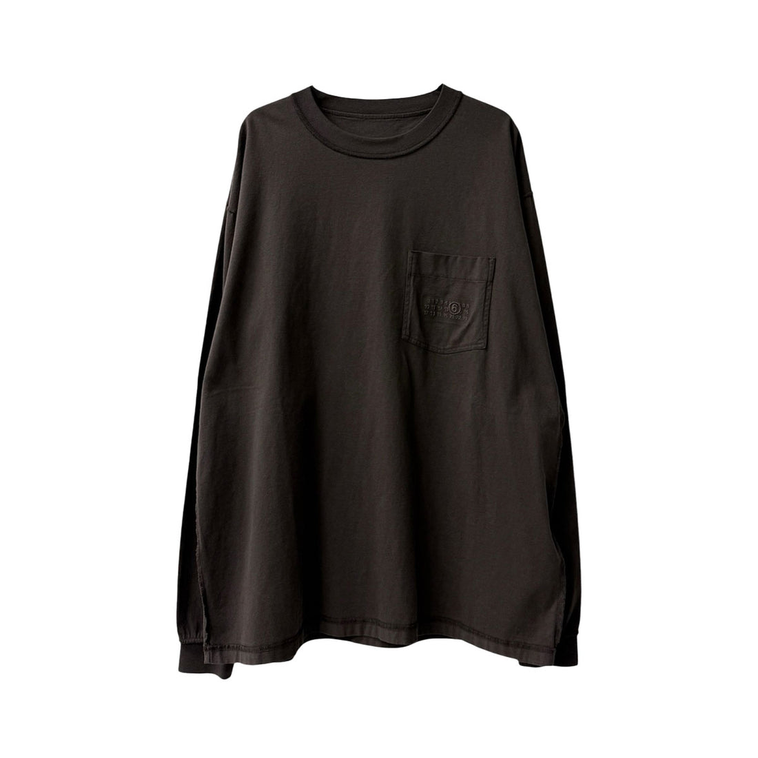 [MM6 Maison Margiela]Long-sleeve Top/BROWN(SH0NH0016-M20050)
