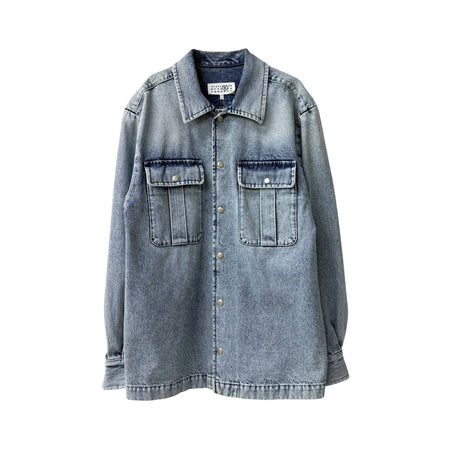 [MM6 Maison Margiela]Long-sleeve Shirt/BLUE(SH2DT0038-M30018)