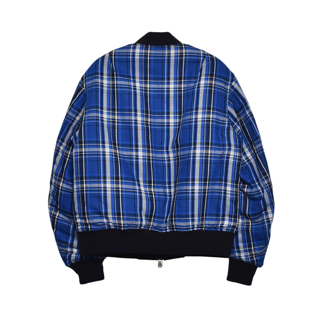 TAKAHIRO MIYASHITA TheSoloIst】flannel flight jacket../BLUE×BLACK