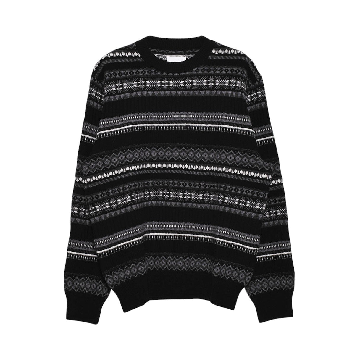 TAKAHIRO MIYASHITA TheSoloIst】fair isle crew neck sweater
