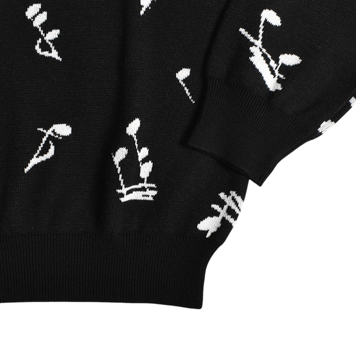 邦楽 osushi_09 TAKAHIRO MIYASHITA TheSoloIst】music note pattern crew neck