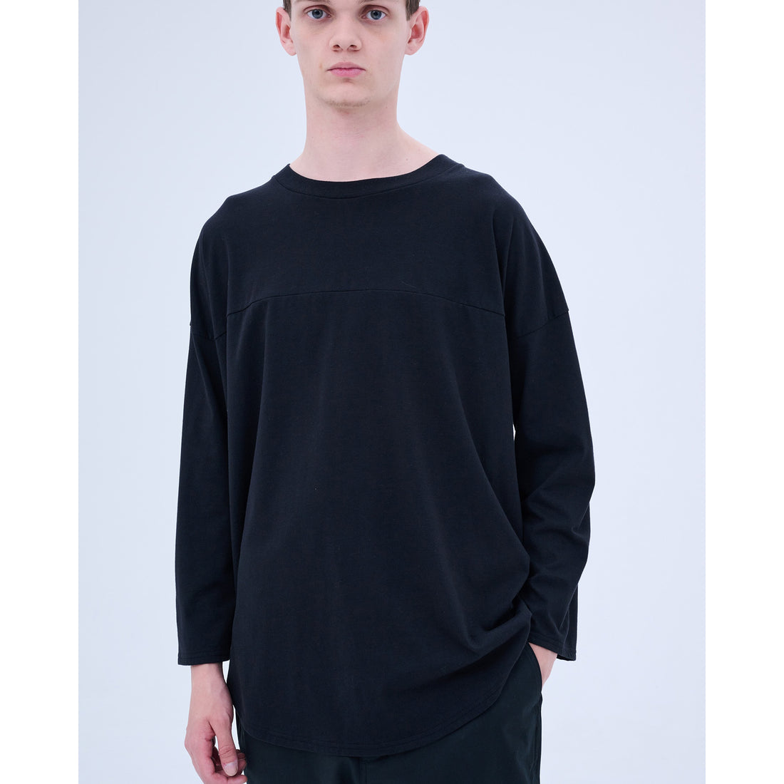 [SOPHNET.]SUPIMA CASHMERE WIDE FOOTBALL TEE(SOPH-232048)