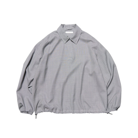 [SOPHNET.]WASHABLE SUMMER WOOL POLO SHIRT/A(HOUNDSTOOTH)(SPNT-252012)