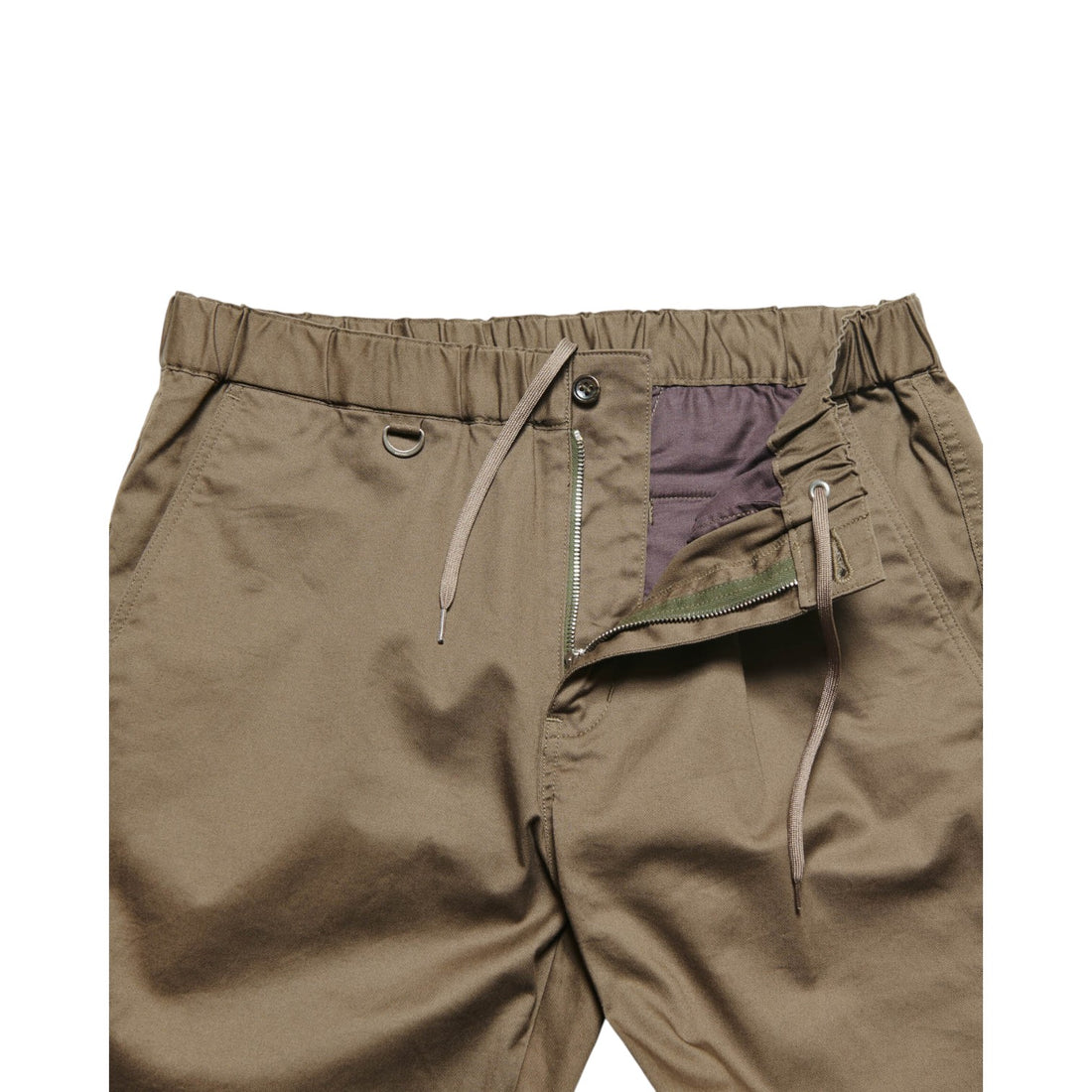 [SOPHNET.]COTTON STRETCH TWILL SLIM-FIT RIBBED PANTS/KHAKI(SPNT-252060)