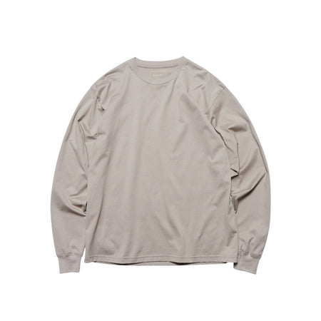 [SOPHNET.]LUSTER COTTON ESSENTIAL L/S TEE/GREIGE(SPNT-252066)