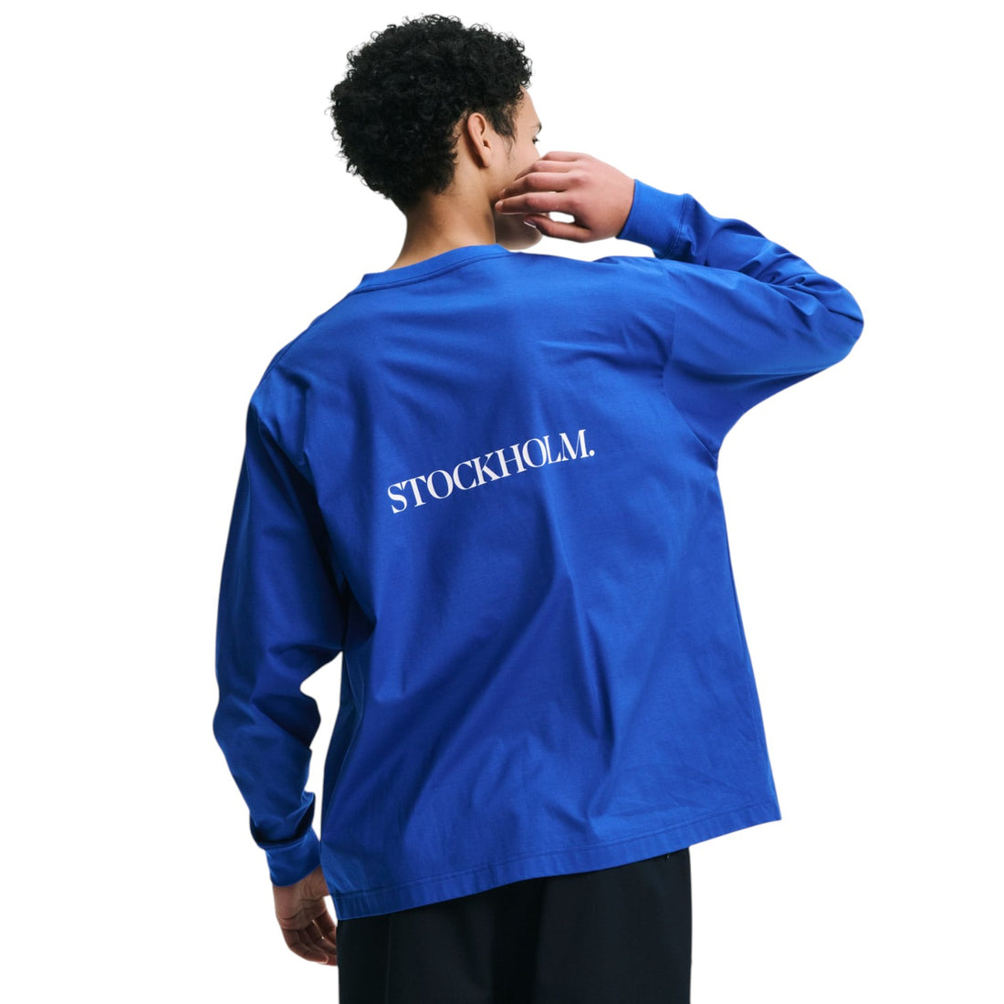 [SOPHNET.]STOCKHOLM. L/S TEE/BLUE(SPNT-252068)