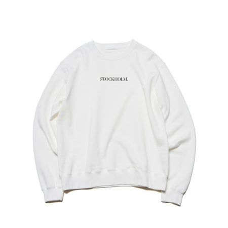 [SOPHNET.]STOCKHOLM. SWEATSHIRT/WHITE(SPNT-252075)