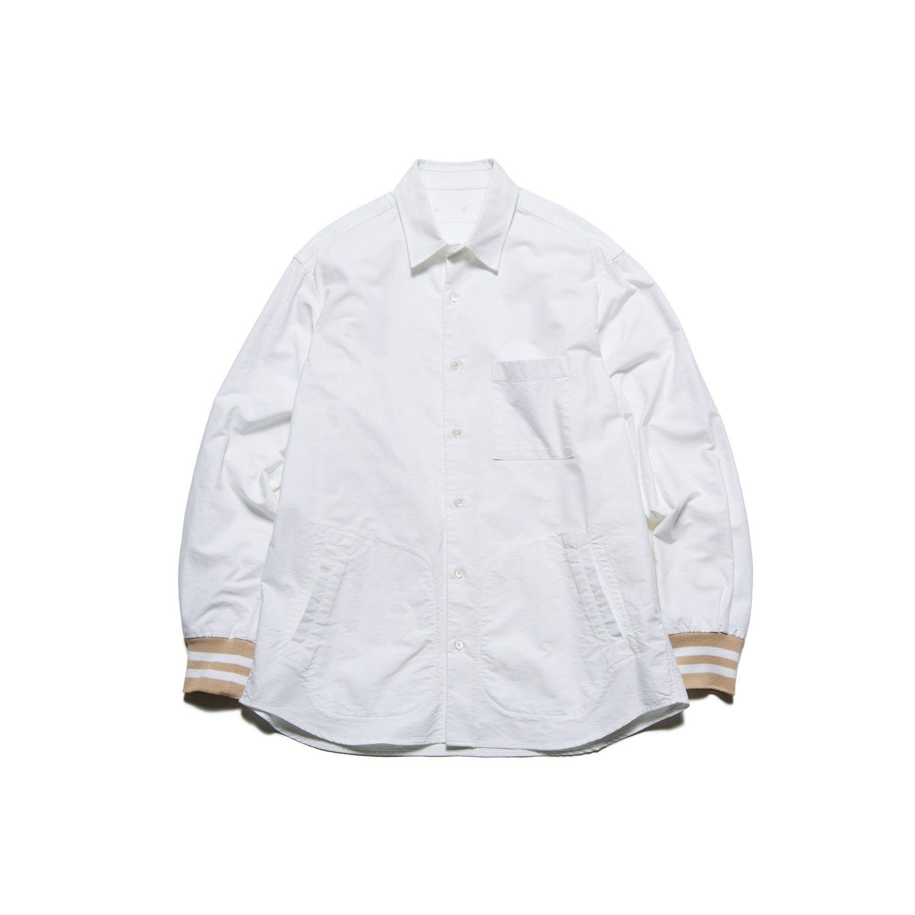 SOPHNET.]RIBBED REGULAR COLLAR SHIRT/WHITE(SPNT-260003) – R&Co.