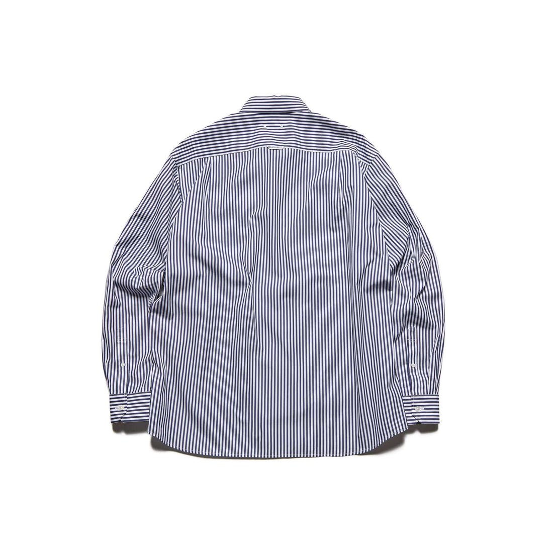 [SOPHNET.]SUVIN GIZA RELAX-FIT SHIRT/NAVY (STRIPE)(SPNT-260010)