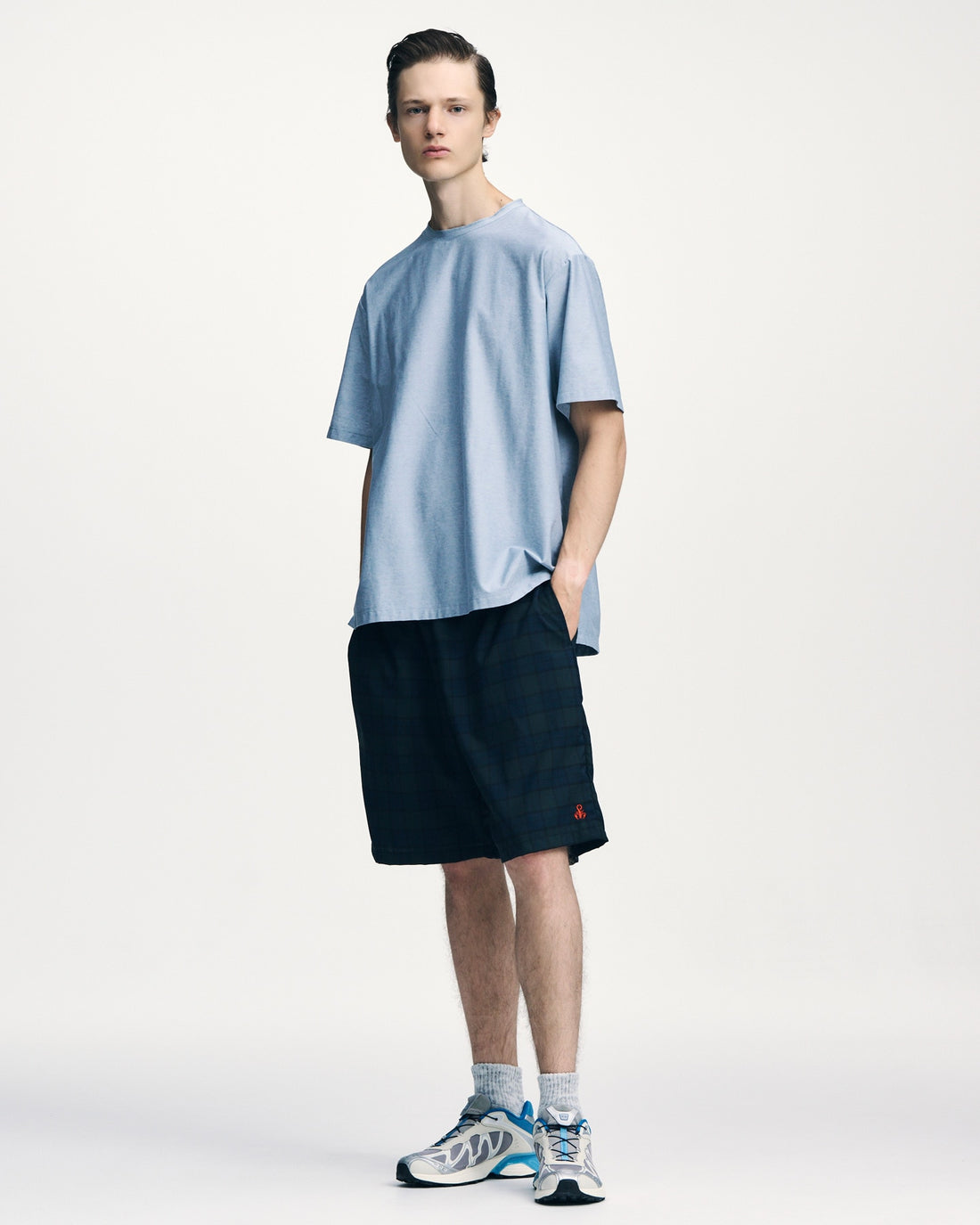 [SOPHNET.]TROPICAL CHECK EASY SHORTS(SPNT-260031)