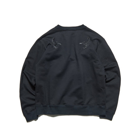 [SOPHNET.]SEMBROIDERY SWEATSHIRT/ BLACK(SPNT-260041)
