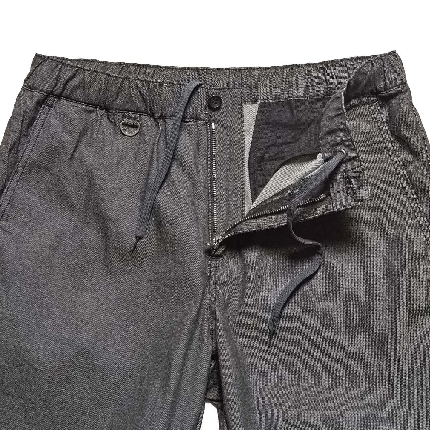 SOPHNET.]STRETCH DENIM SLIM-FIT RIBBED PANTS/BLACK(SPNT-260062