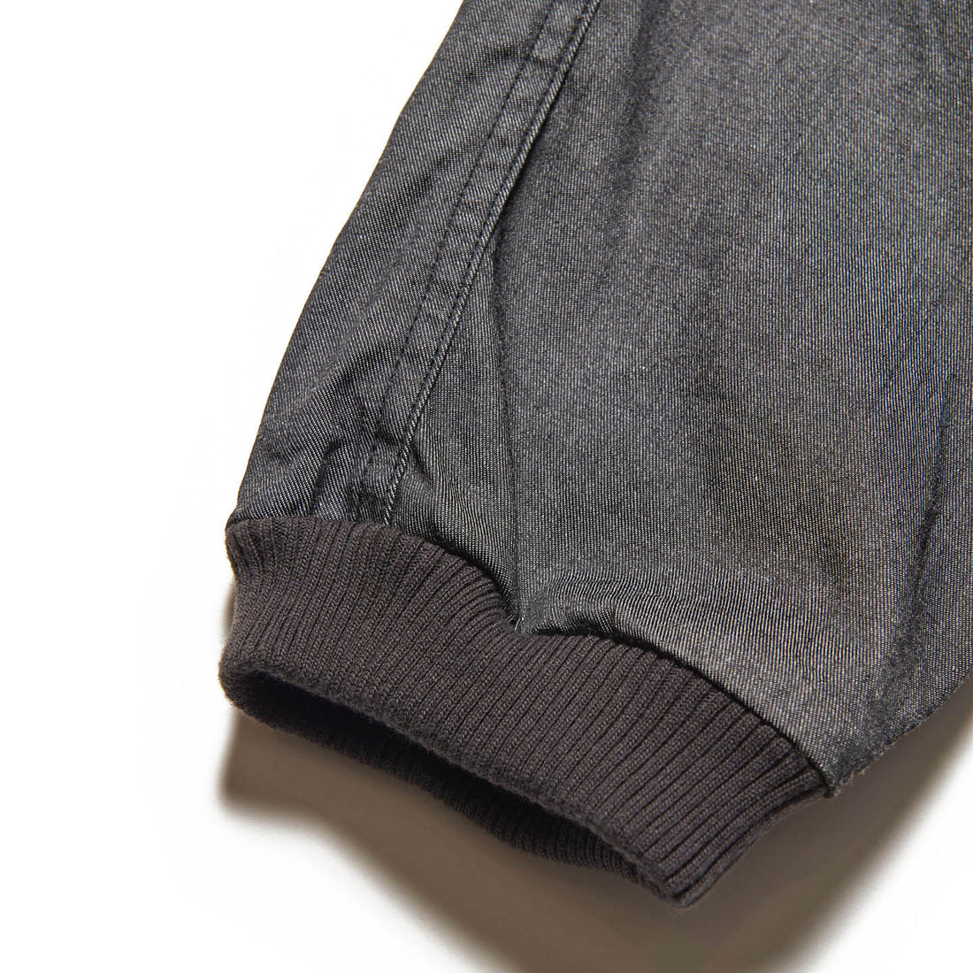 [SOPHNET.]STRETCH DENIM SLIM-FIT RIBBED PANTS/BLACK(SPNT-260062)
