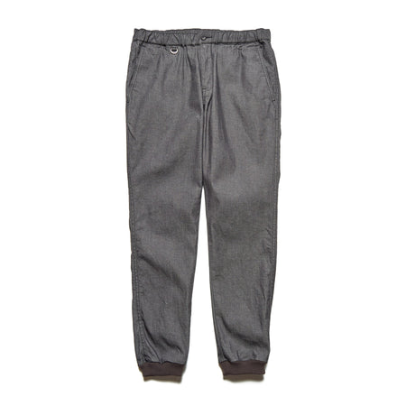 [SOPHNET.]STRETCH DENIM SLIM-FIT RIBBED PANTS/BLACK(SPNT-260062)