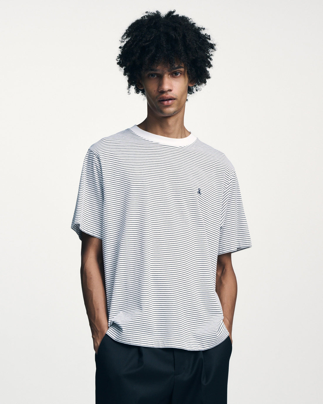[SOPHNET.]SCORPION BORDER WIDE TEE(SPNT-260065)