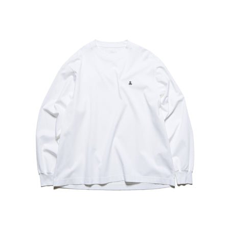 [SOPHNET.]SCORPION WIDE L/S TEE/WHITE(SPNT-260066)