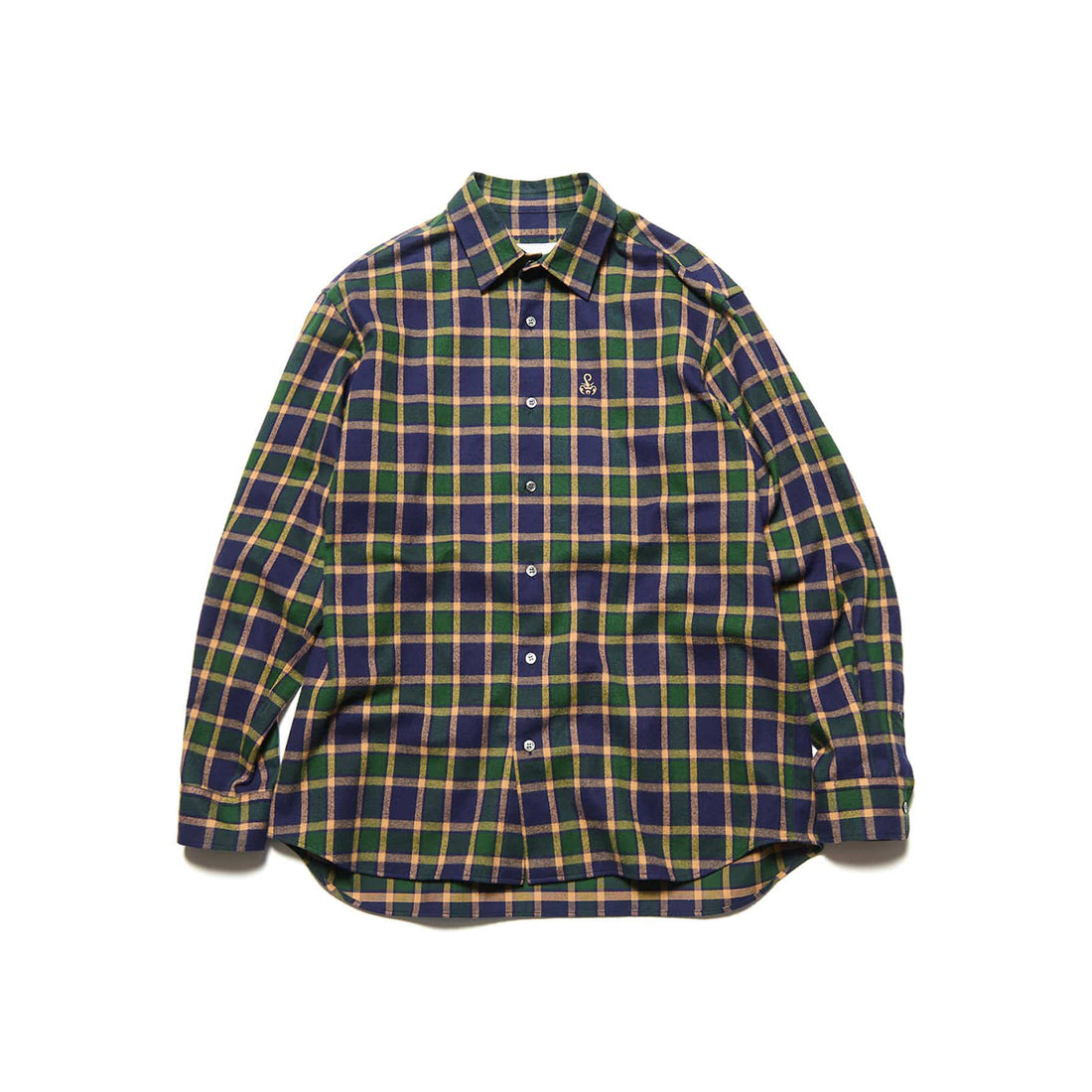 [SOPHNET.]FLANNEL CHECK RELAX-FIT SHIRT(SPNT-262005)