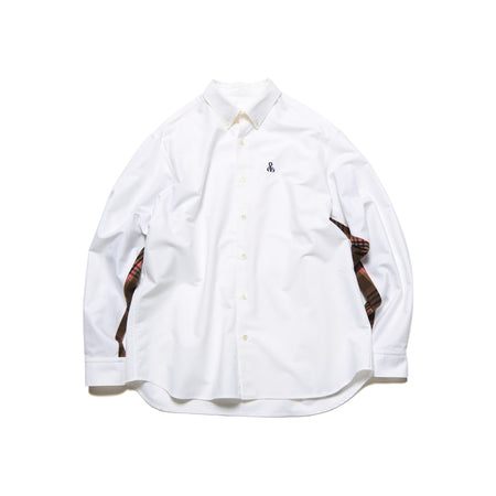 [SOPHNET.]CHECK PANELED B.D SHIRT(SPNT-262007)