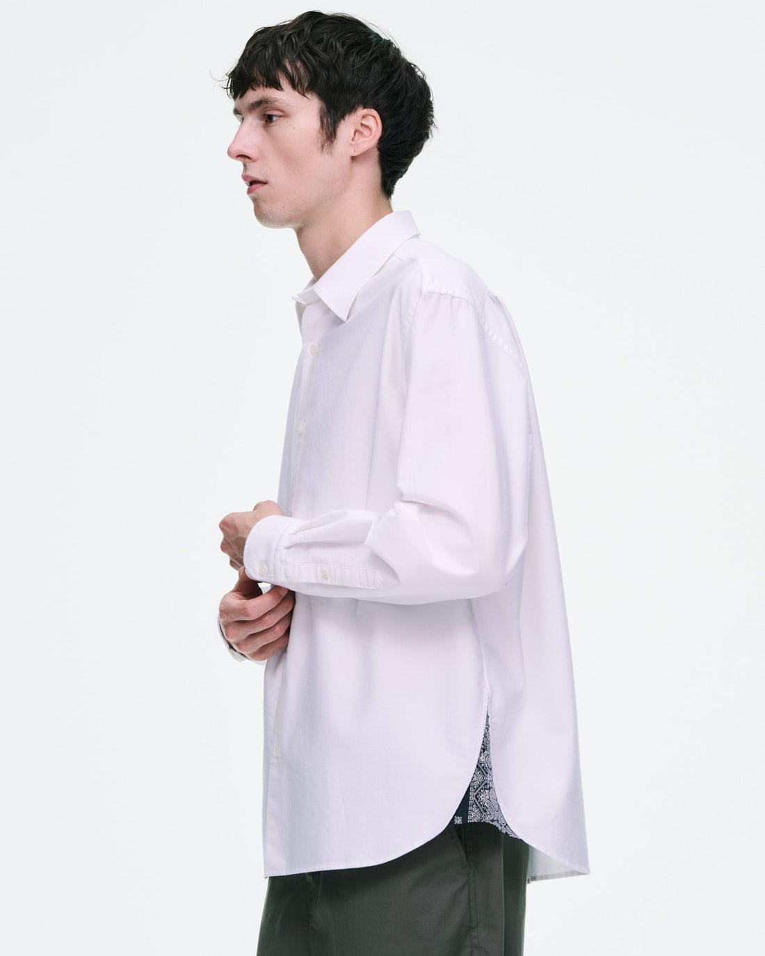 [SOPHNET.]PATTERNED GUSSET SHIRT(SPNT-262038)