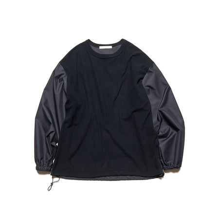 [SOPHNET.]FABRIC-MIX L/S TOP(SPNT-262045)