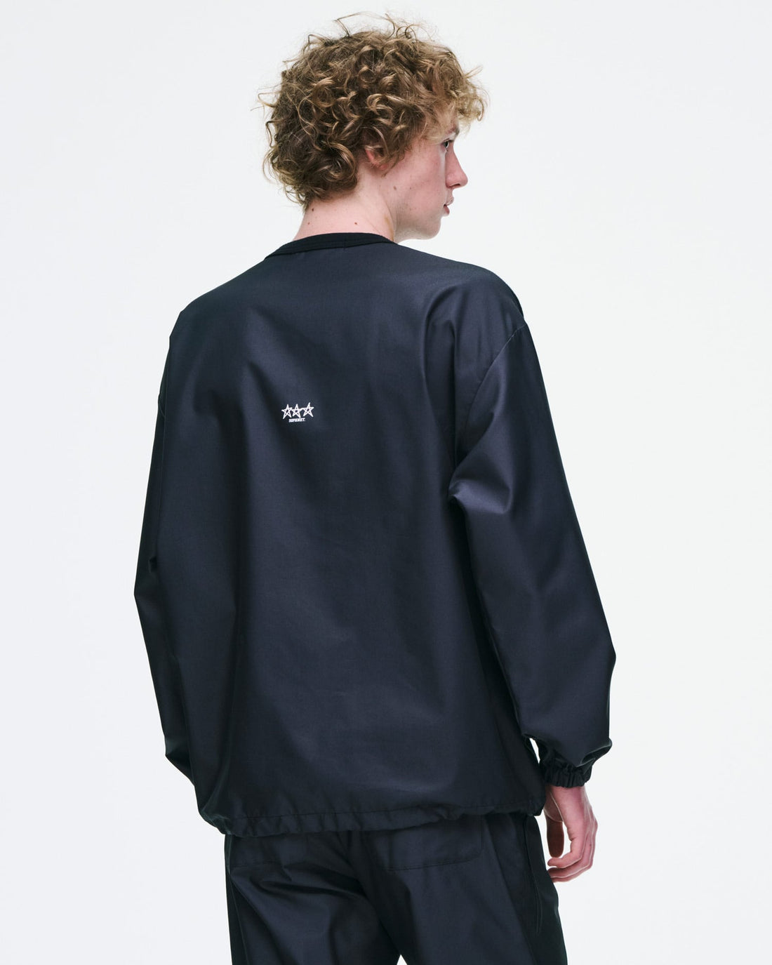 [SOPHNET.]FABRIC-MIX L/S TOP(SPNT-262045)