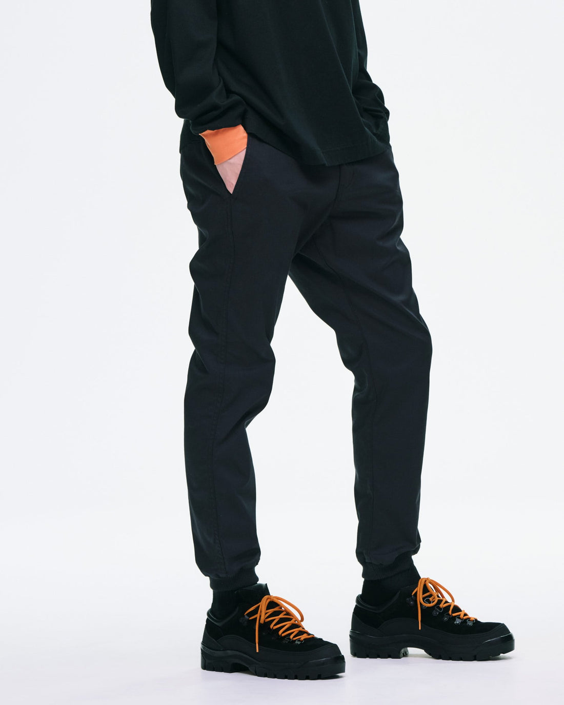 [SOPHNET.]STRETCH TWILL SLIM-FIT RIBBED PANTS(SPNT-262055)