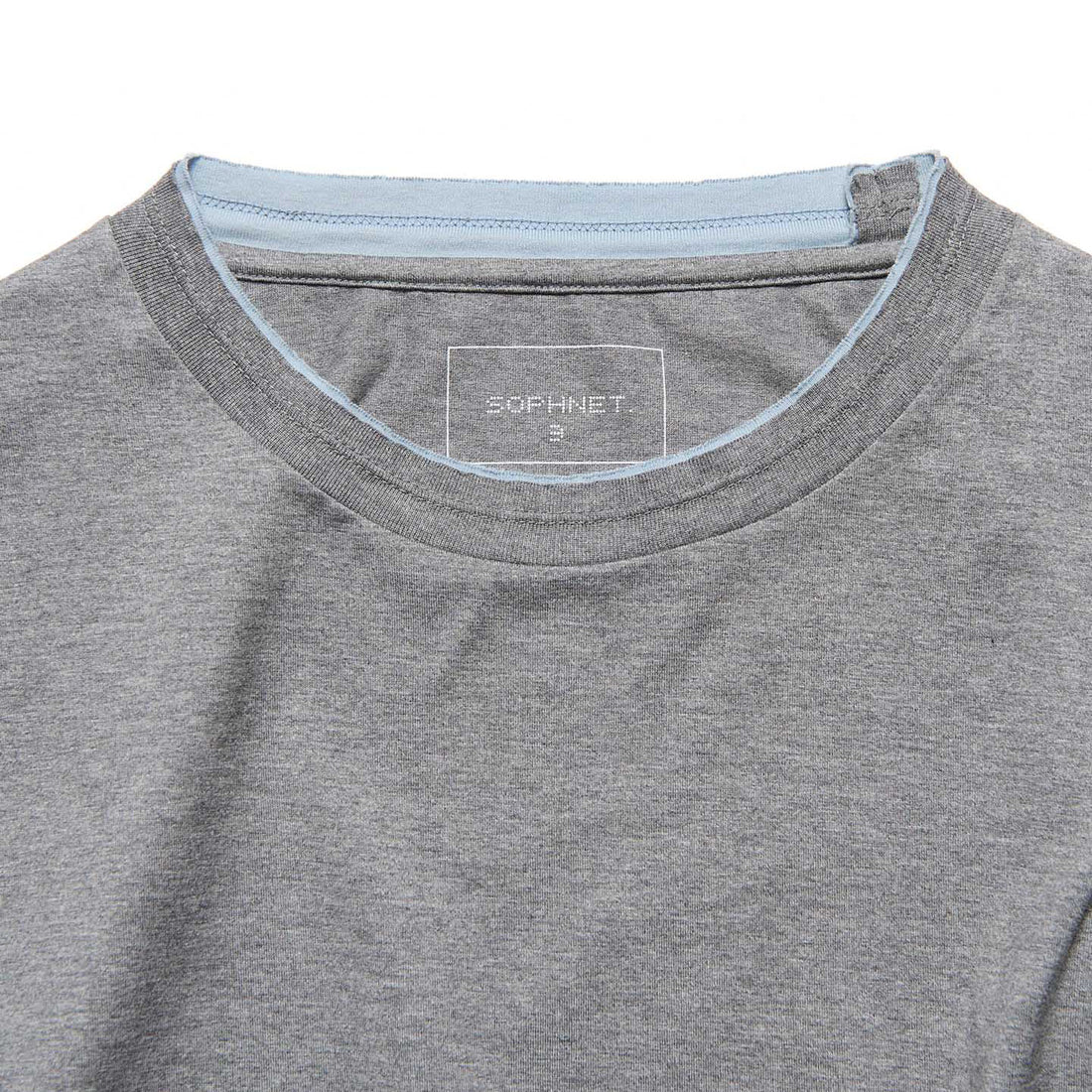 [SOPHNET.]LUSTER COTTON DOUBLE RIB L/S TEE(SPNT-262061)