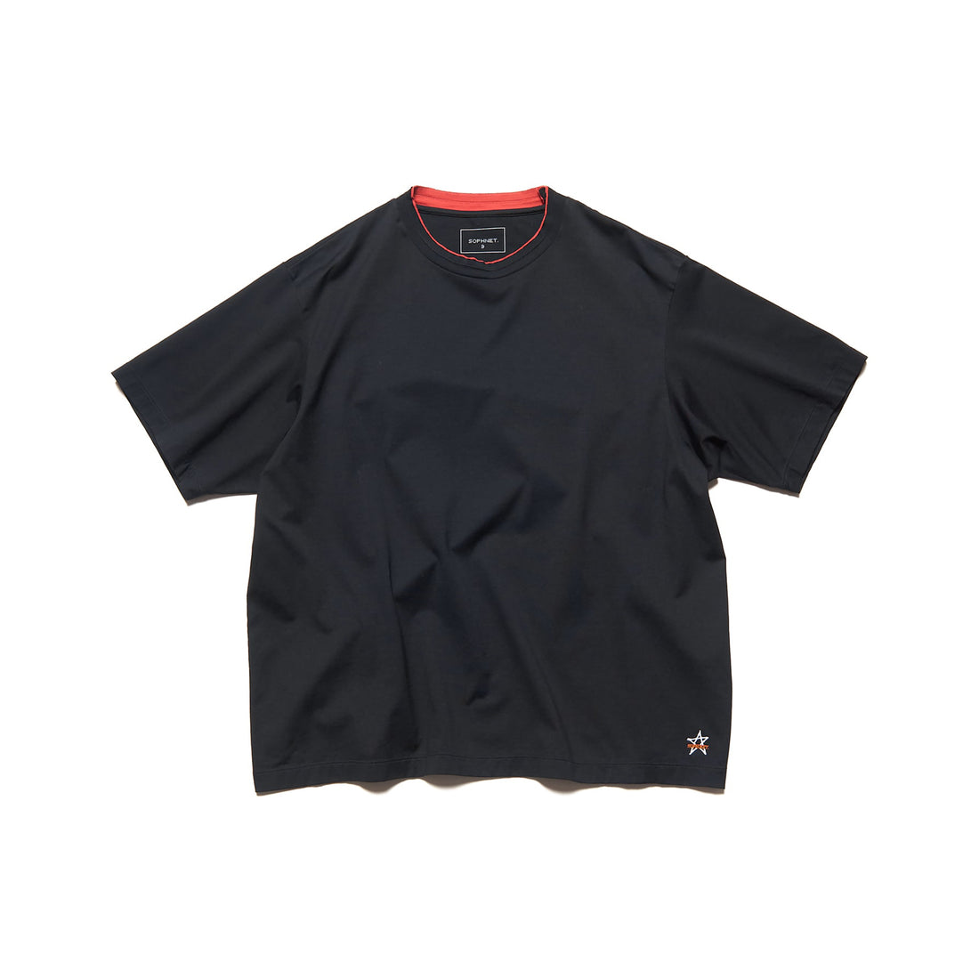 [SOPHNET.]LUSTER COTTON DOUBLE RIB TEE(SPNT-262062)