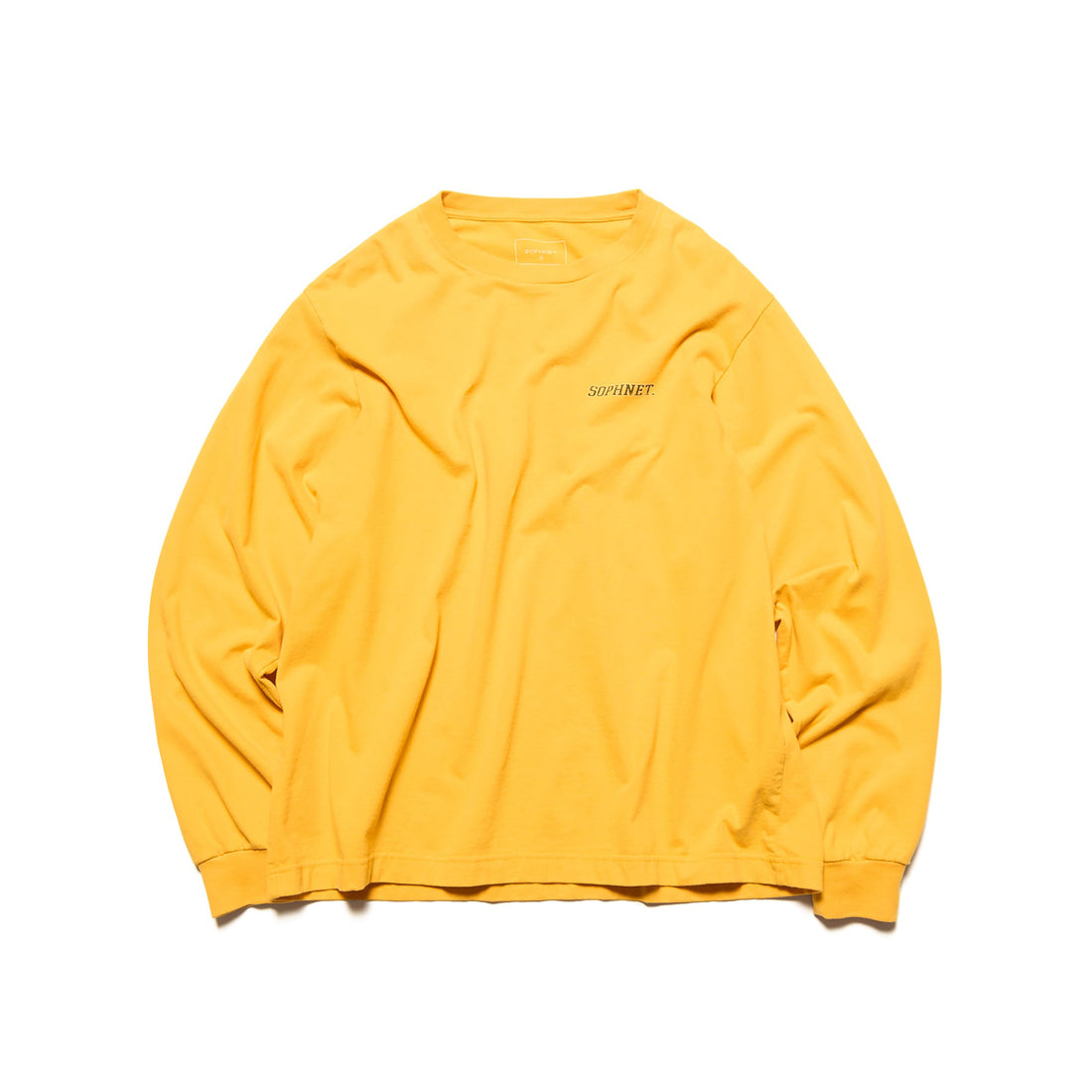 [SOPHNET.]VINTAGE LOGO L/S WIDE TEE(SPNT-262064)