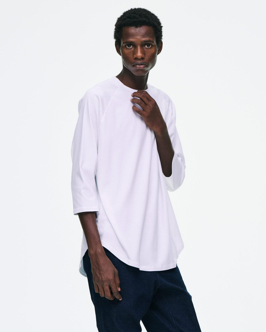 [SOPHNET.]RAGLAN 3/4 SLEEVE WIDE TEE(SPNT-262075)