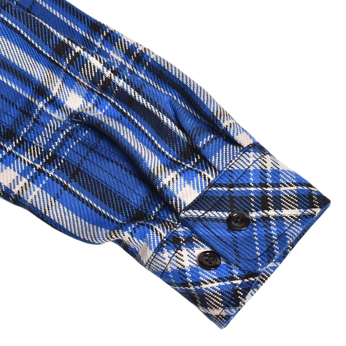 【TAKAHIRO MIYASHITA TheSoloIst】harf zip pullover work shirt./BLUE(ss.0027AW25)